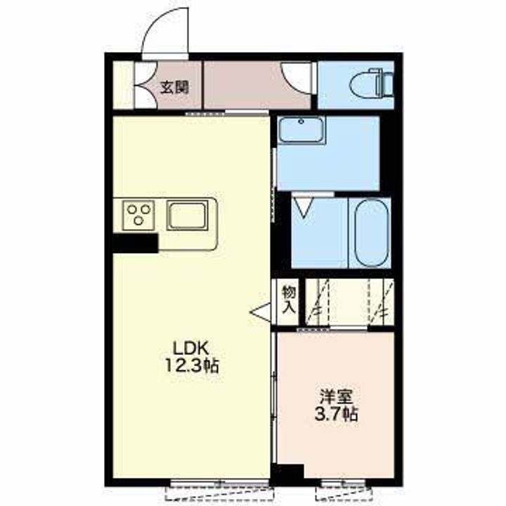 グランポルト津新町の間取り