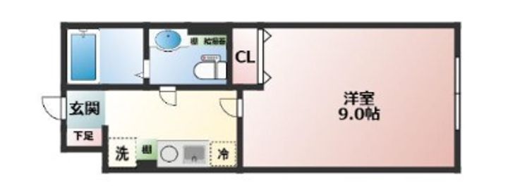 東京都大田区矢口2(マンション)の賃貸物件の間取り