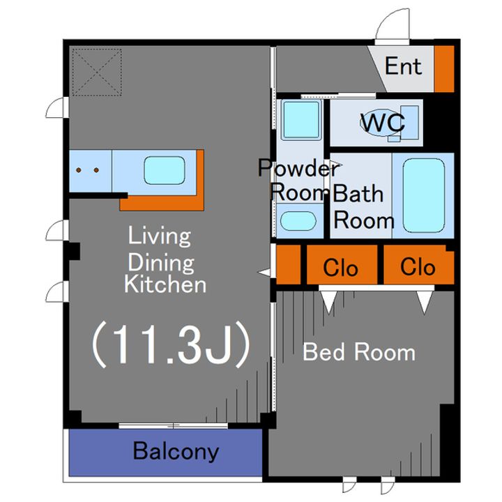 Blan cube 戸越公園(Nearly ZEH)の間取り
