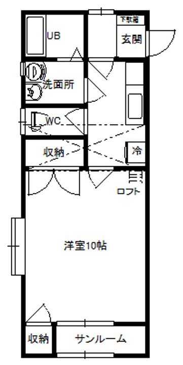 グリーンヴィラEの間取り