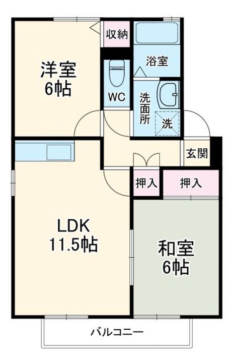 ハイツ青葉の間取り