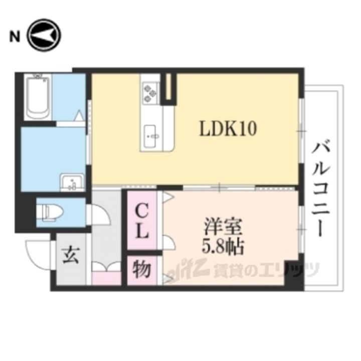 モンビジューの間取り