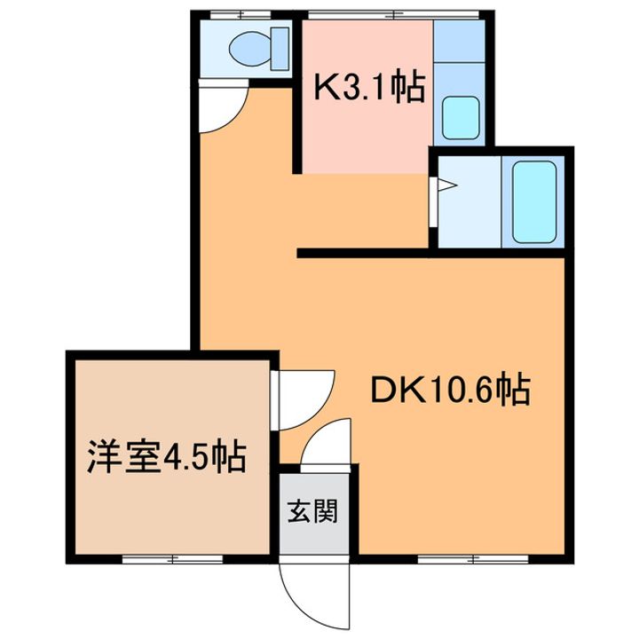 北海道中川郡幕別町札内桜町(一戸建)の賃貸物件の間取り
