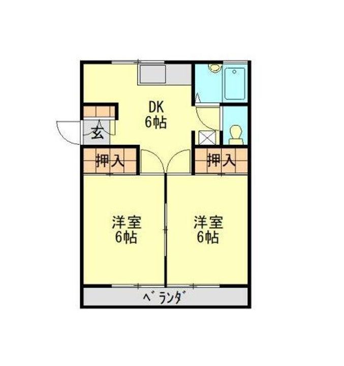 テラスひらのの間取り