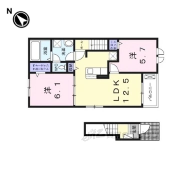 ルナハイツ5の間取り