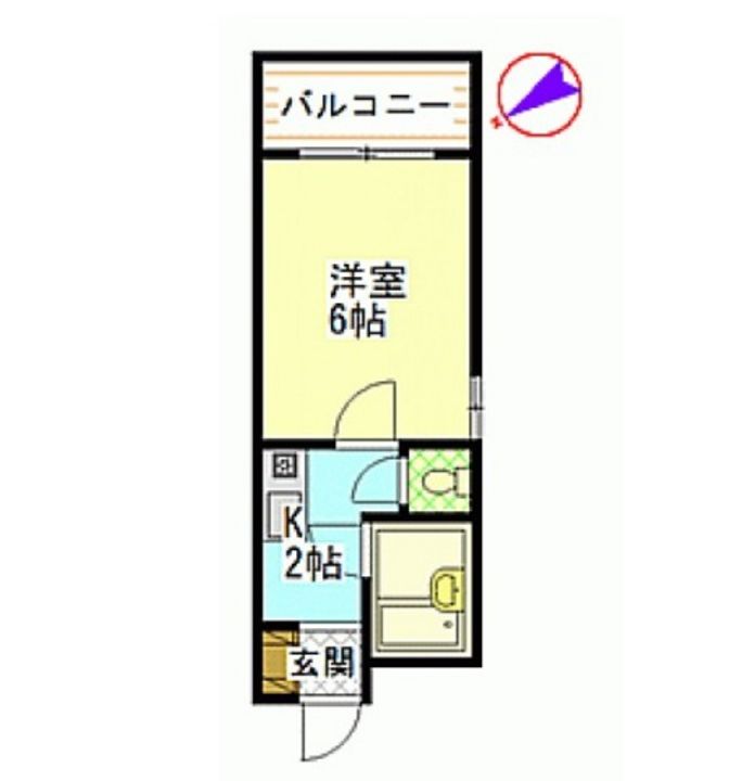 コスモスビルIIの間取り