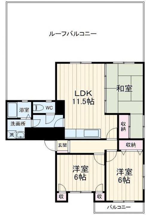 鷺沼ヒルタウンの間取り