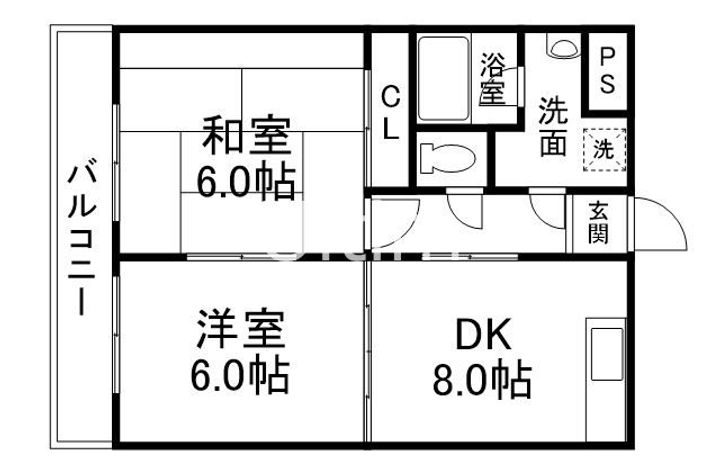 第二グレース安田の間取り