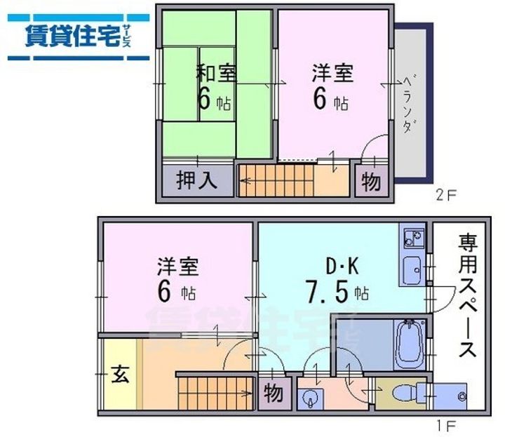 奈良県橿原市曽我町(一戸建)の賃貸物件の間取り