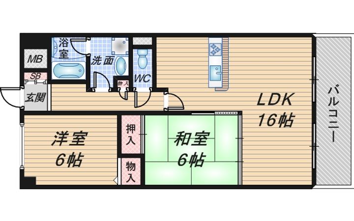 西緑丘プラザビルの間取り