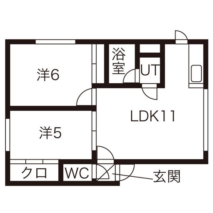アドゥスィールIIの間取り
