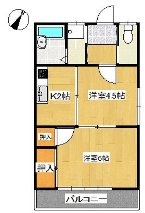 さくらコーポの間取り