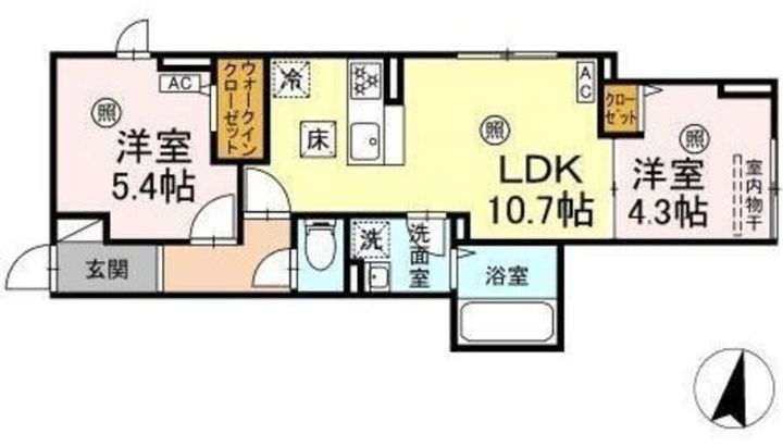 セレスティア千住元町の間取り