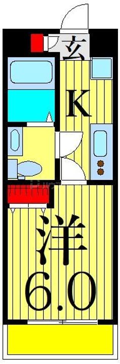 AZESTお花茶屋IVの間取り