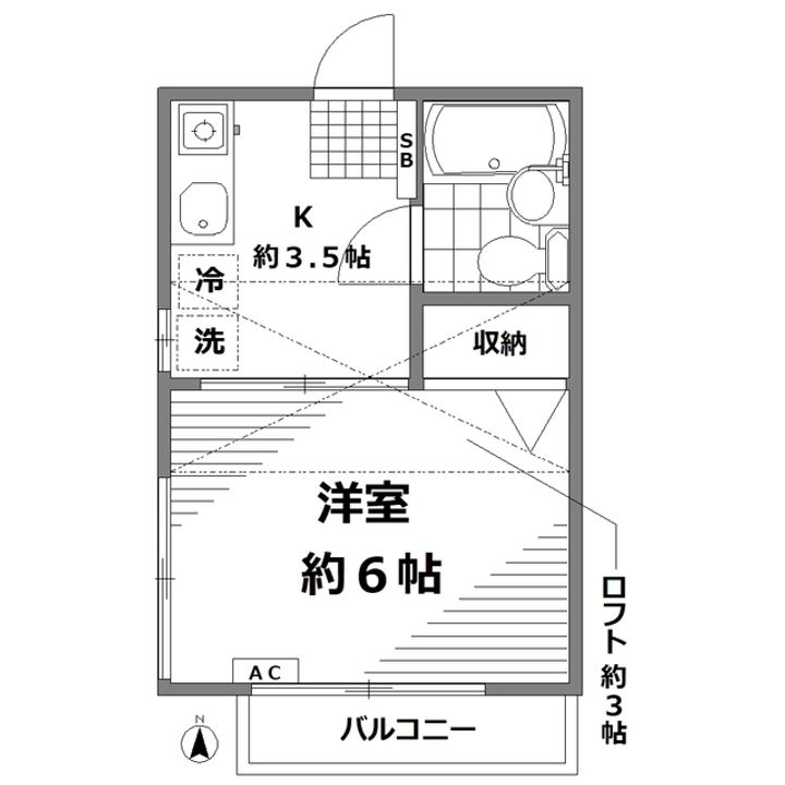 ル・ブラン福永の間取り