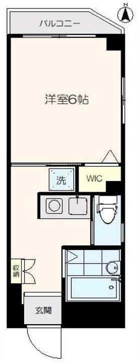 東京都練馬区中村北2(マンション)の賃貸物件の間取り
