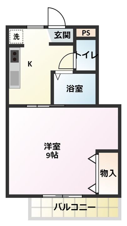 新井コーポIIの間取り