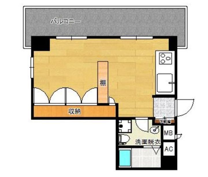 福岡県福岡市中央区警固2(マンション)の賃貸物件の間取り