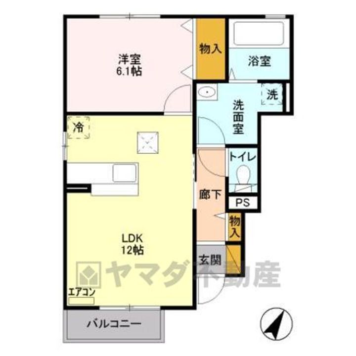 ハーベスト・ガーデン Bの間取り