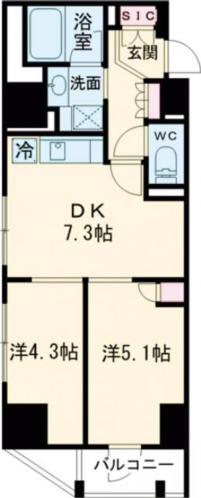 ザ・ライオンズフォーシア町屋の間取り