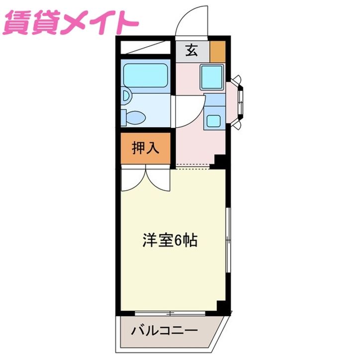 ISRビル(鵜方)の間取り