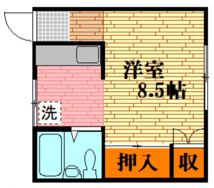OMアパート1号の間取り