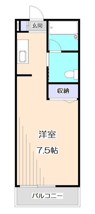 埼玉県所沢市大字山口(アパート)の賃貸物件の間取り