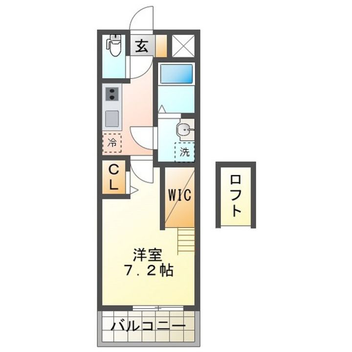 ルネス上浜の間取り