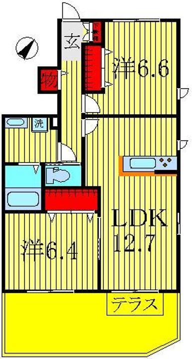 セントリビエIIの間取り
