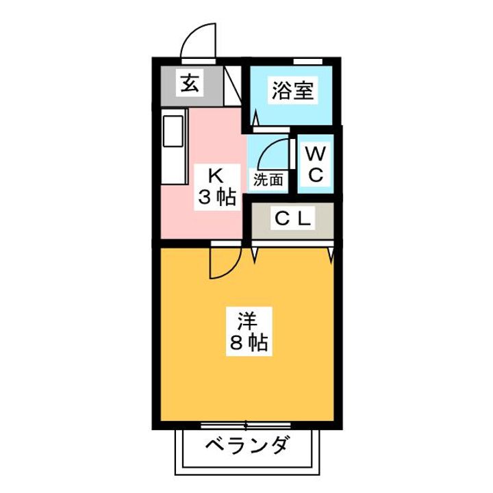 カーサ アクトレスAの間取り