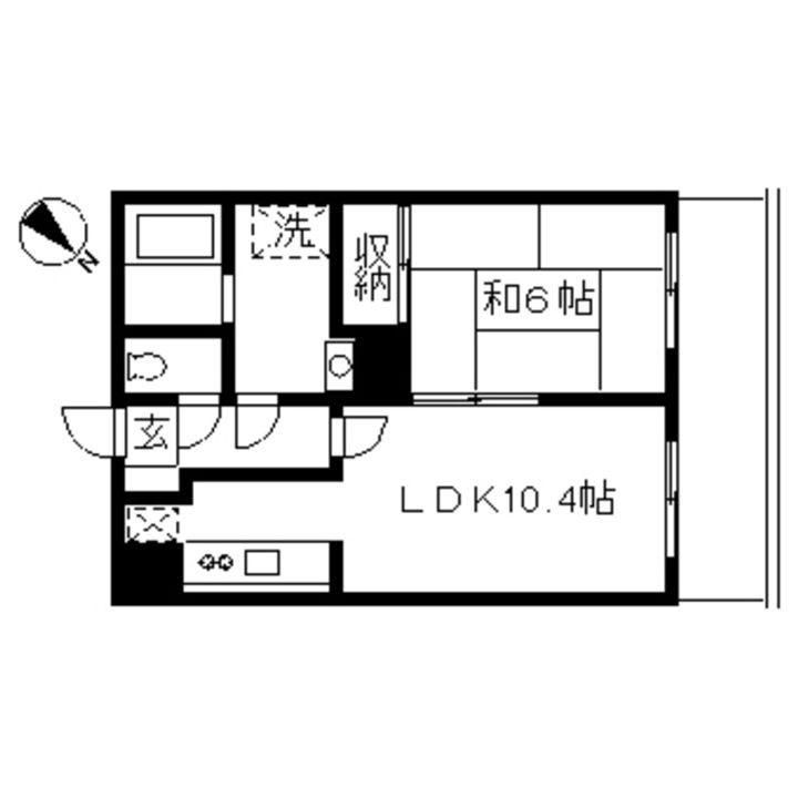 ハイツイケダの間取り