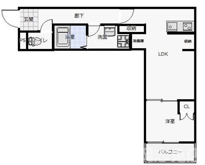 福岡県福岡市博多区空港前5(アパート)の賃貸物件の間取り