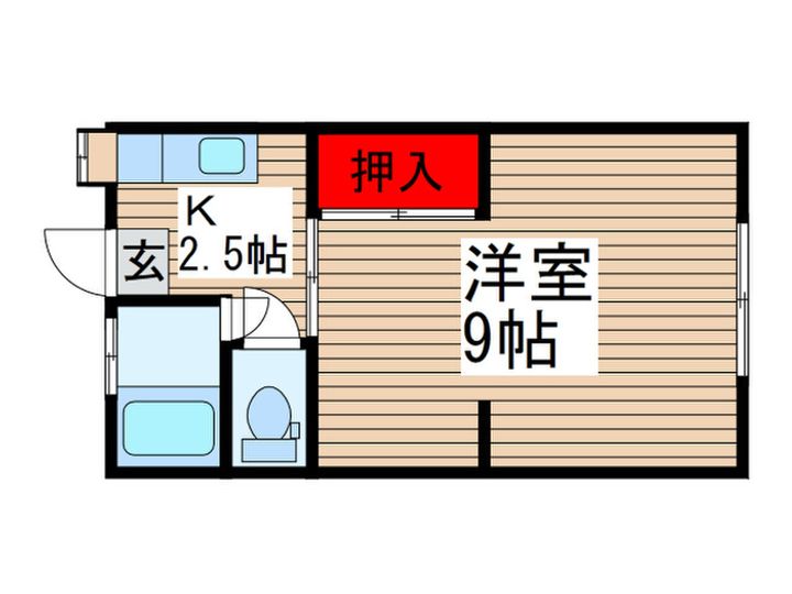 俊明荘の間取り