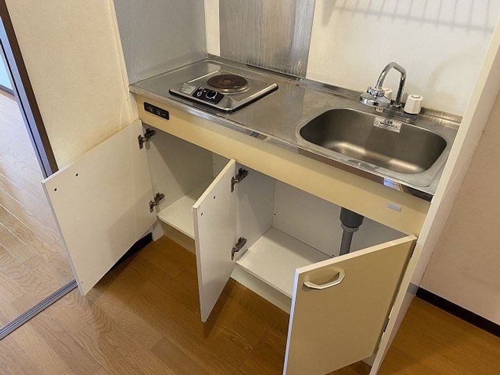 神奈川県厚木市下川入(マンション)の賃貸物件のキッチン