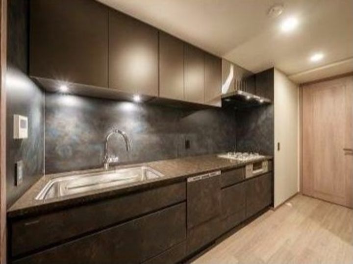 東京都品川区上大崎2(マンション)の賃貸物件のキッチン