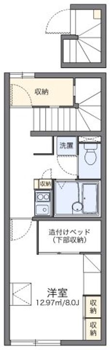 レオパレスエスポワール fmの間取り