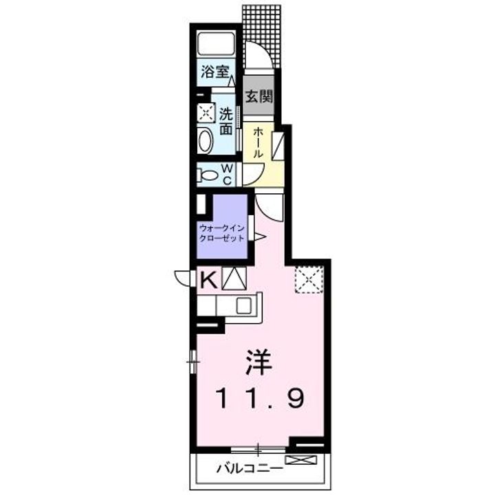 ラヴィエールIの間取り