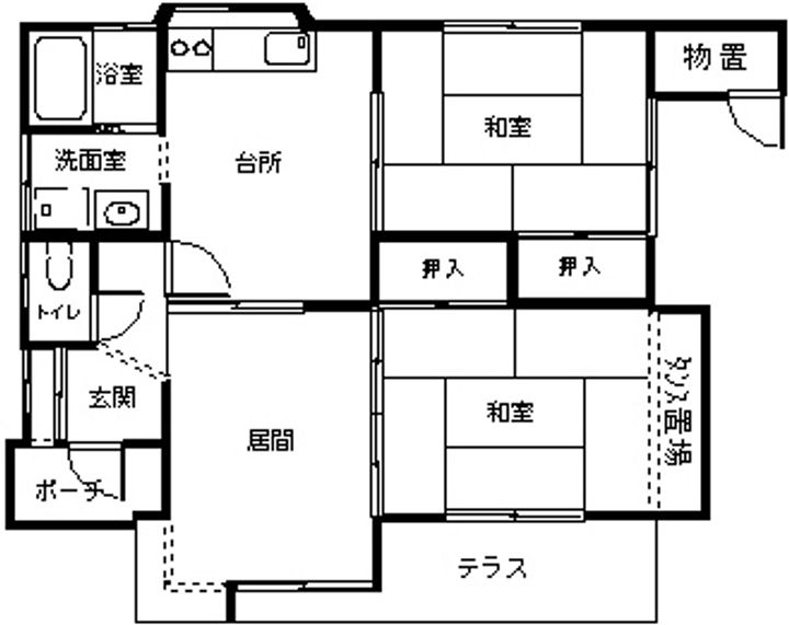 宮城県石巻市丸井戸1(一戸建)の賃貸物件の間取り