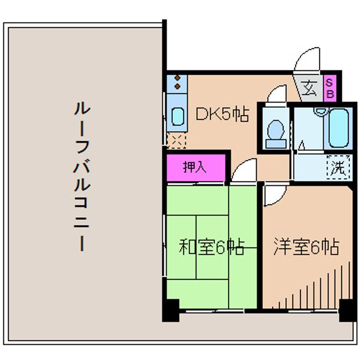 黒佐ビルの間取り
