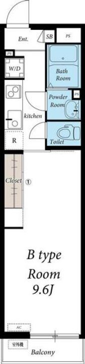 埼玉県川口市朝日1(マンション)の賃貸物件の間取り