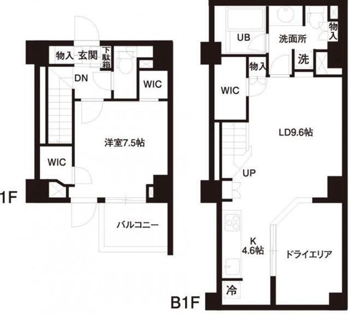 東京都港区高輪1(マンション)の賃貸物件の間取り