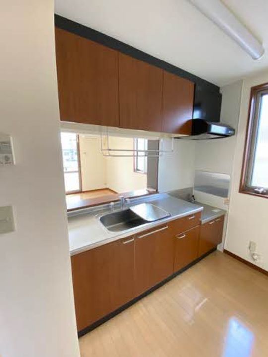 グリーンハウス B棟のキッチン