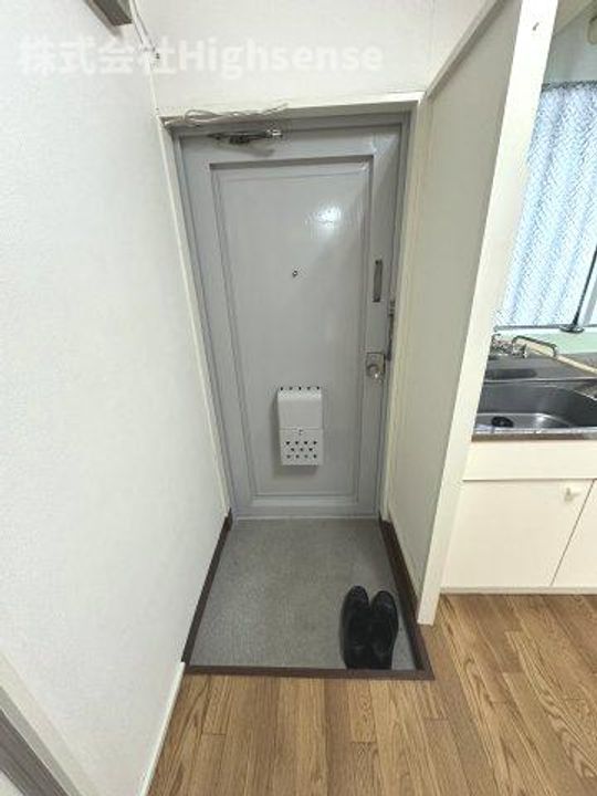 蒲生1丁目マンションの玄関