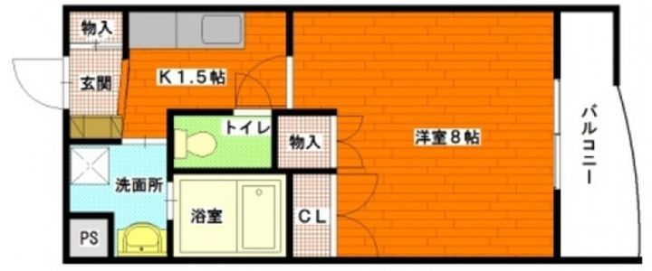 広島県広島市佐伯区五日市中央1(マンション)の賃貸物件の間取り