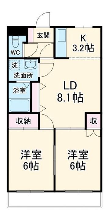 メゾンセレブ-Kの間取り