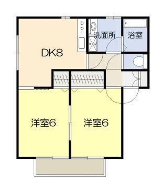 HILLTOP花山手Iの間取り