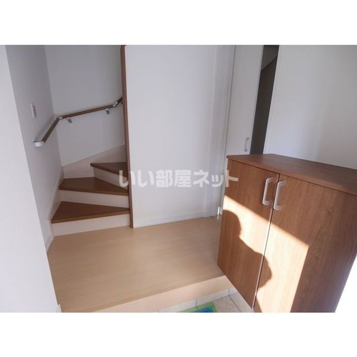 栃木県宇都宮市竹林町(一戸建)の賃貸物件の玄関