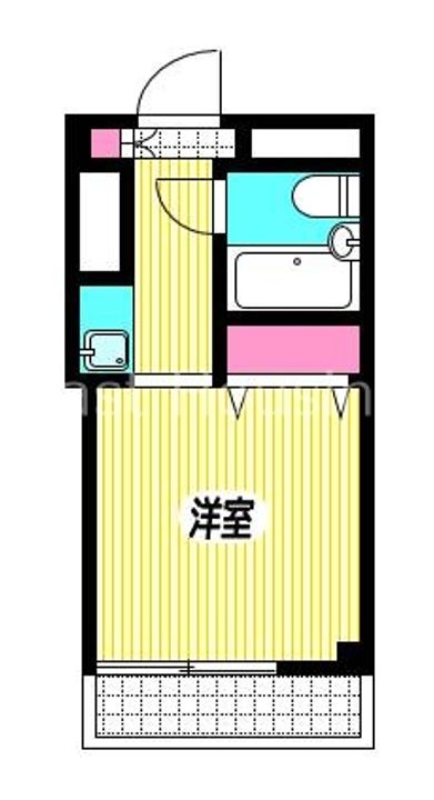 東京都杉並区和田3(マンション)の賃貸物件の間取り