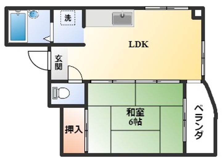 キャロル南桜塚の間取り