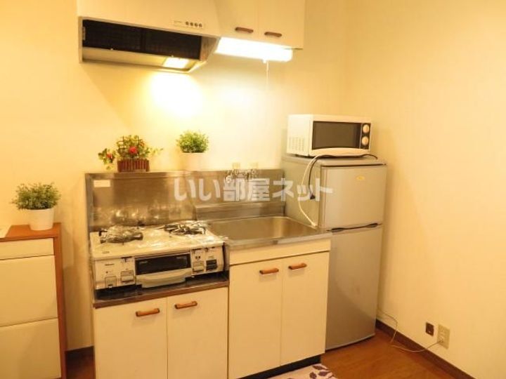 群馬県伊勢崎市柴町(マンション)の賃貸物件のキッチン